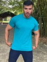 Camisa Azul Turquesa Masculina