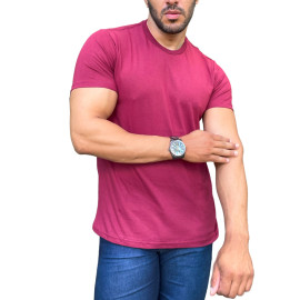 Camiseta Masculina Vinho