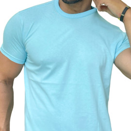 Camiseta Azul Clara Masculina