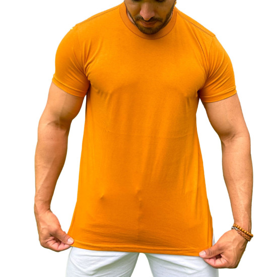 Camiseta Masculina Caramelo