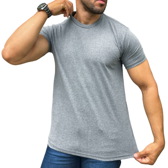 Camiseta Cinza Chumbo Masculino